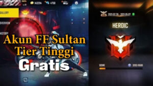 Akun FF Sultan Gratis Asli Diamond Banyak Tidak Terpakai