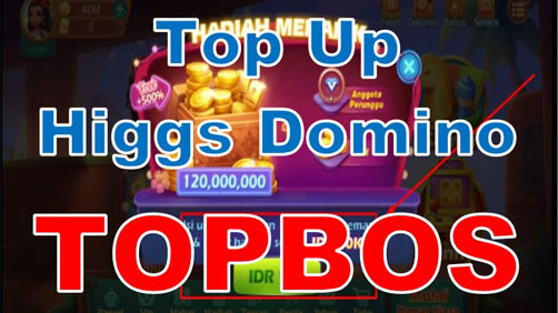 Cara Top Up Higgs Domino Topbos