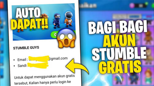 Bagi Bagi Akun Stumble Guys Sultan Gratis