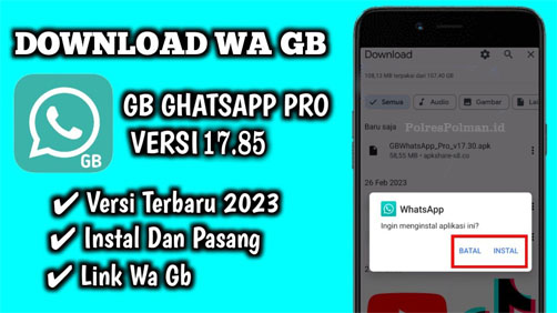 Cara Install WA GB (WhatsApp GB)