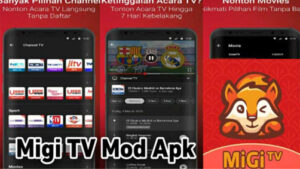 Migi TV Mod Apk Download Gratis All Channel Terbaru