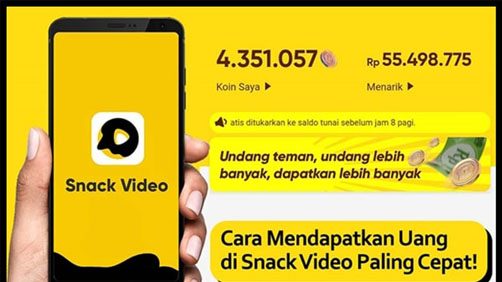 SnackVideo Aplikasi Penghasil Uang