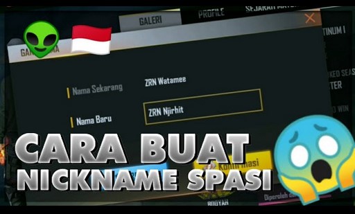 Tentang Nama FF Kosong