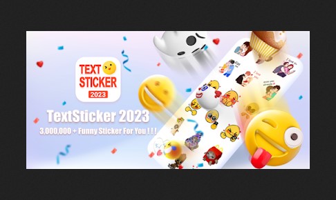 TextSticker 2023 WASticker Apps